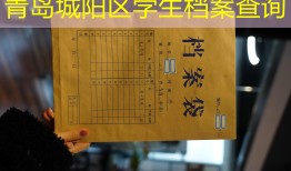 青岛城阳区学生档案查询
