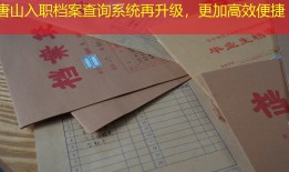 唐山入职档案查询系统再升级，更加高效便捷