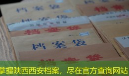 掌握陕西西安档案，尽在官方查询网站