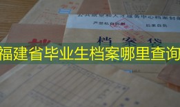 福建省毕业生档案哪里查询