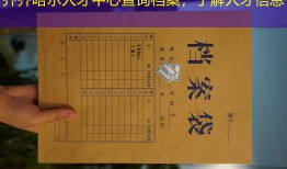 齐齐哈尔人才中心查询档案，了解人才信息