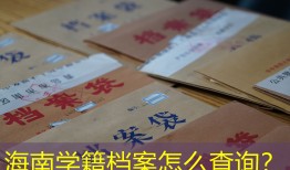 海南学籍档案怎么查询？