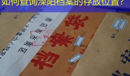 如何查询溧阳档案的存放位置？