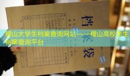 稷山大学生档案查询网站——稷山高校学生档案查询平台