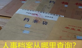 人事档案从哪里查询？