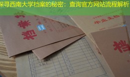 探寻西南大学档案的秘密：查询官方网站流程解析