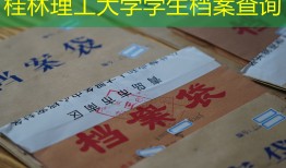 桂林理工大学学生档案查询