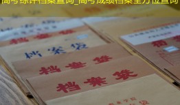 高考综评档案查询_高考成绩档案全方位查询