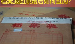 档案退回原籍后如何查询？