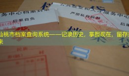 仙桃市档案查询系统——记录历史，掌握现在，留存未来