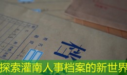 探索灌南人事档案的新世界