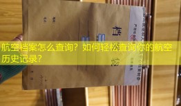 航空档案怎么查询？如何轻松查询你的航空历史记录？