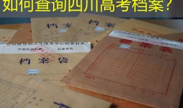 如何查询四川高考档案？