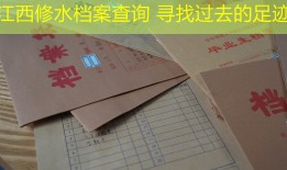 江西修水档案查询 寻找过去的足迹