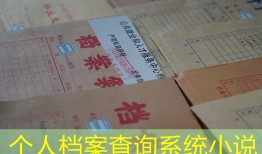 个人档案查询系统小说