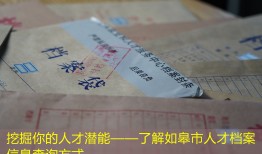 挖掘你的人才潜能——了解如皋市人才档案信息查询方式