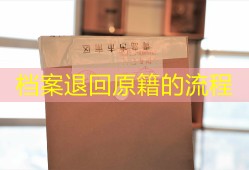 档案退回原籍的流程