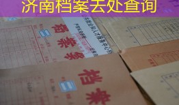 济南档案去处查询
