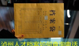 泸州人才档案如何查询电话