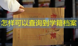 怎样可以查询到学籍档案