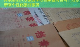 探索洛阳人才服务中心档案查询官网，为您带来个性化就业服务