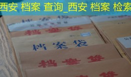 西安 档案 查询_西安 档案 检索