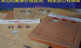 萧山档案袋价格查询，购买放心有保障