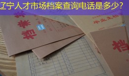 辽宁人才市场档案查询电话是多少？