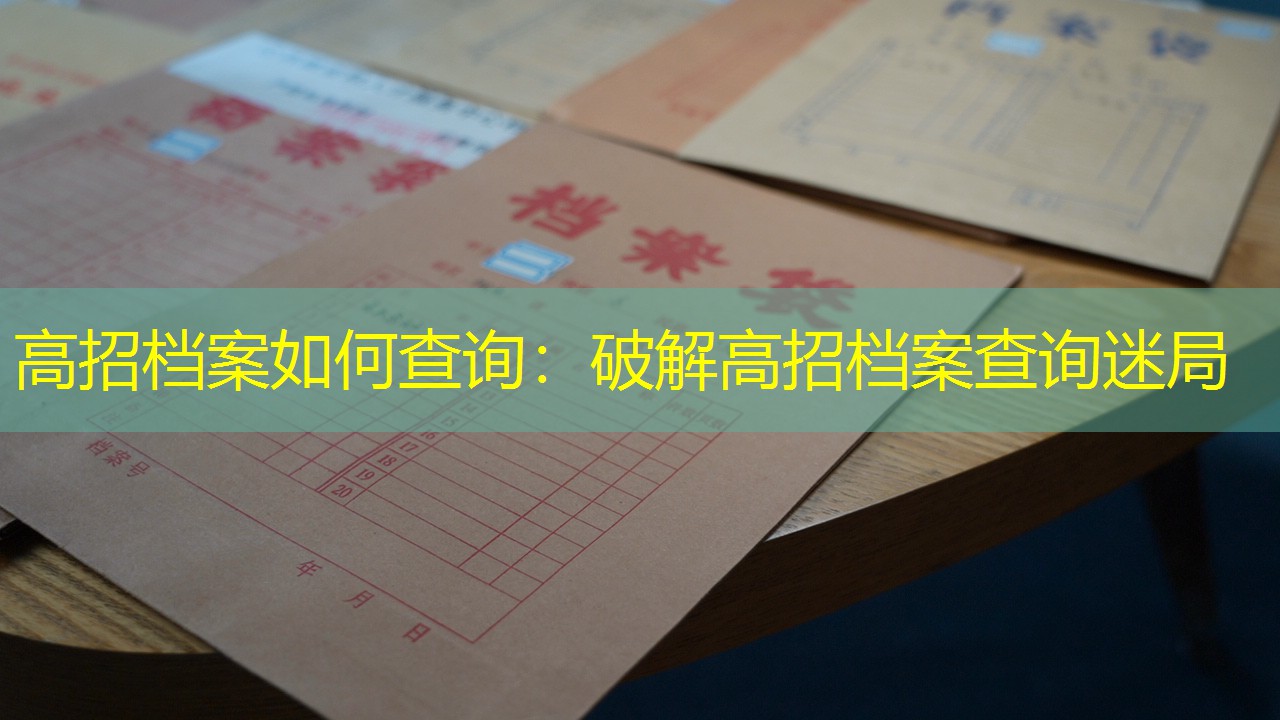 档案查询