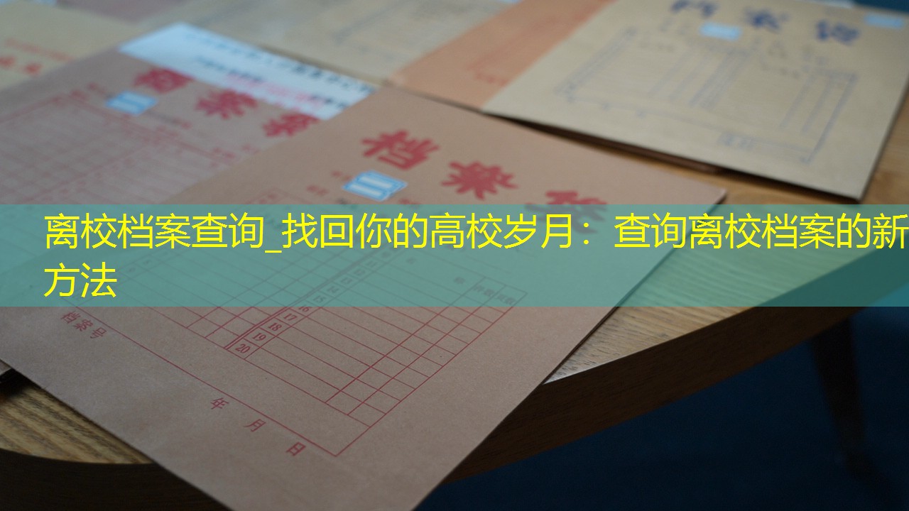档案查询