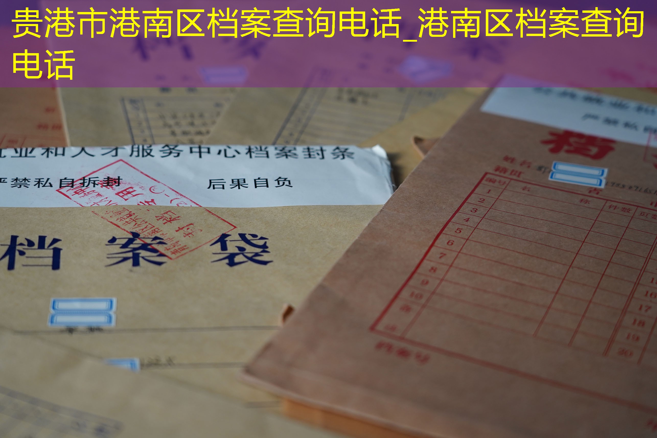 档案查询