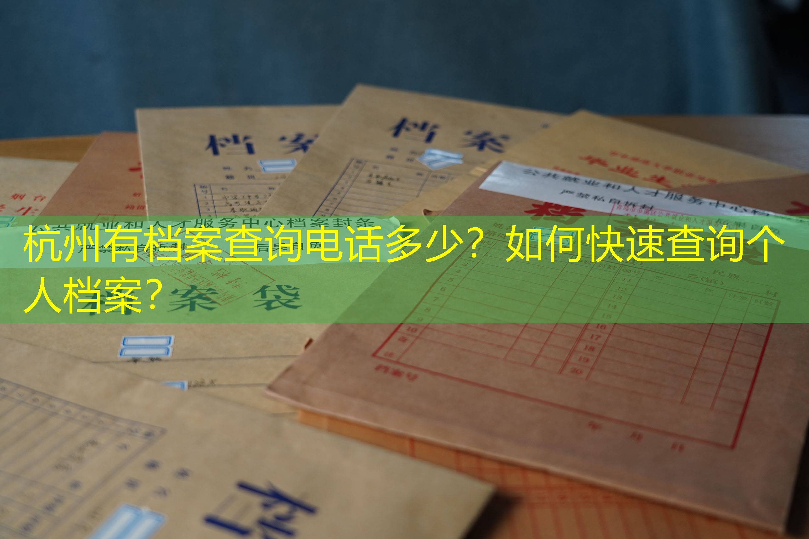 档案查询