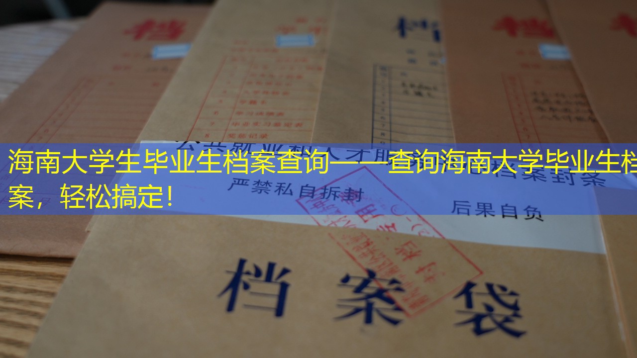 档案查询