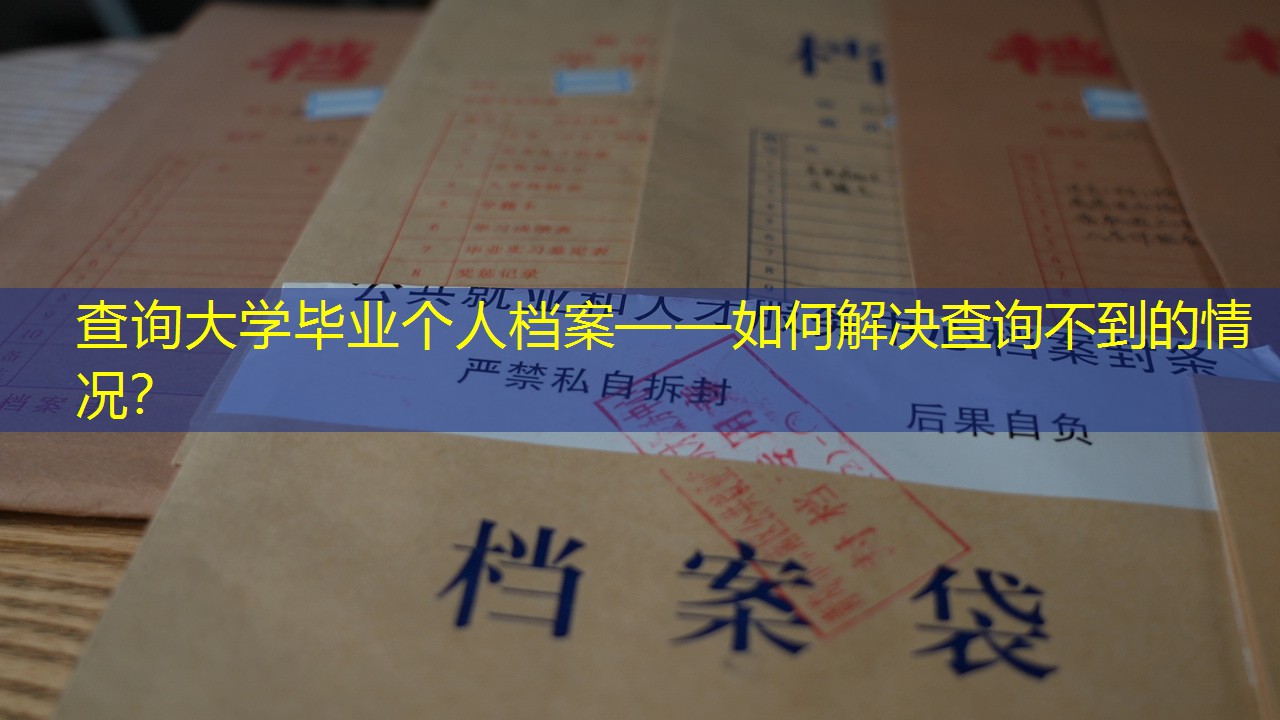 档案查询