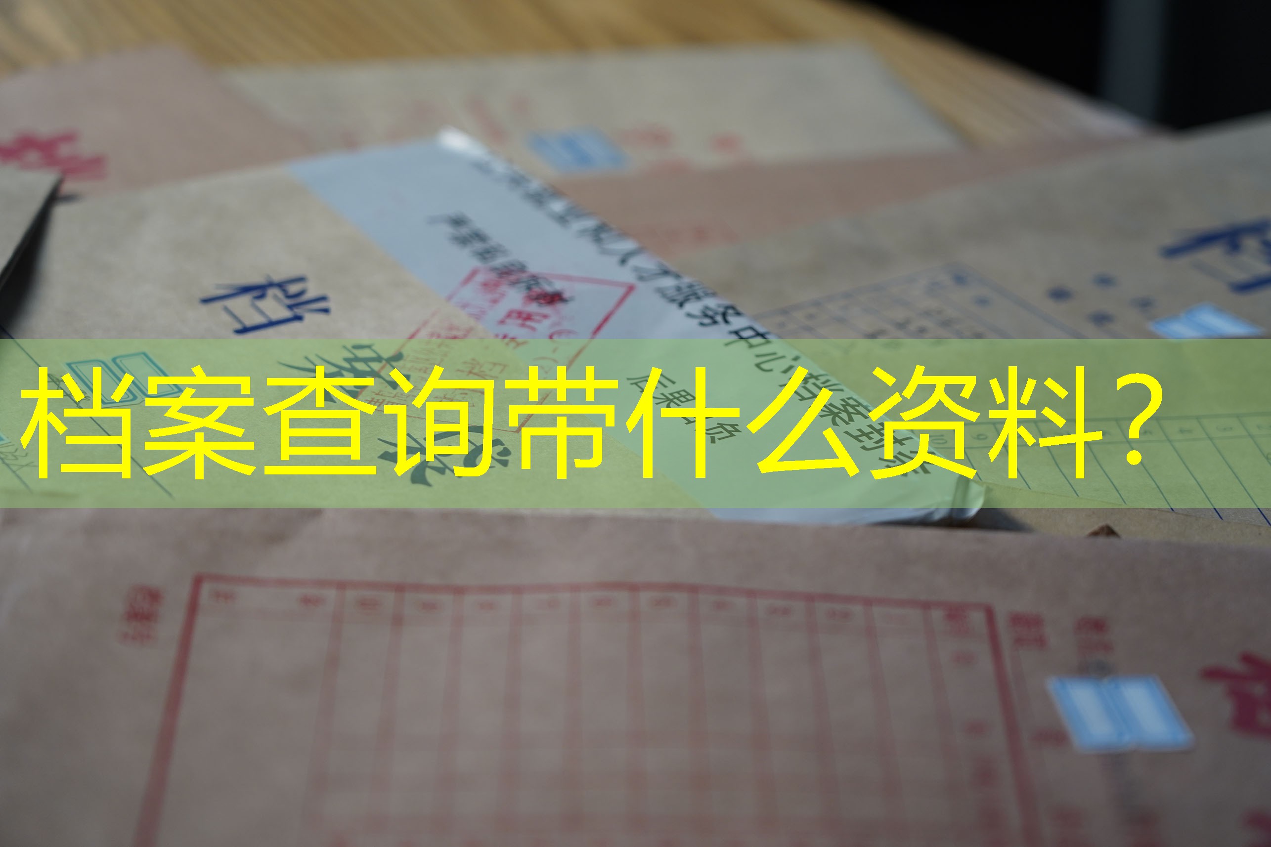 档案查询