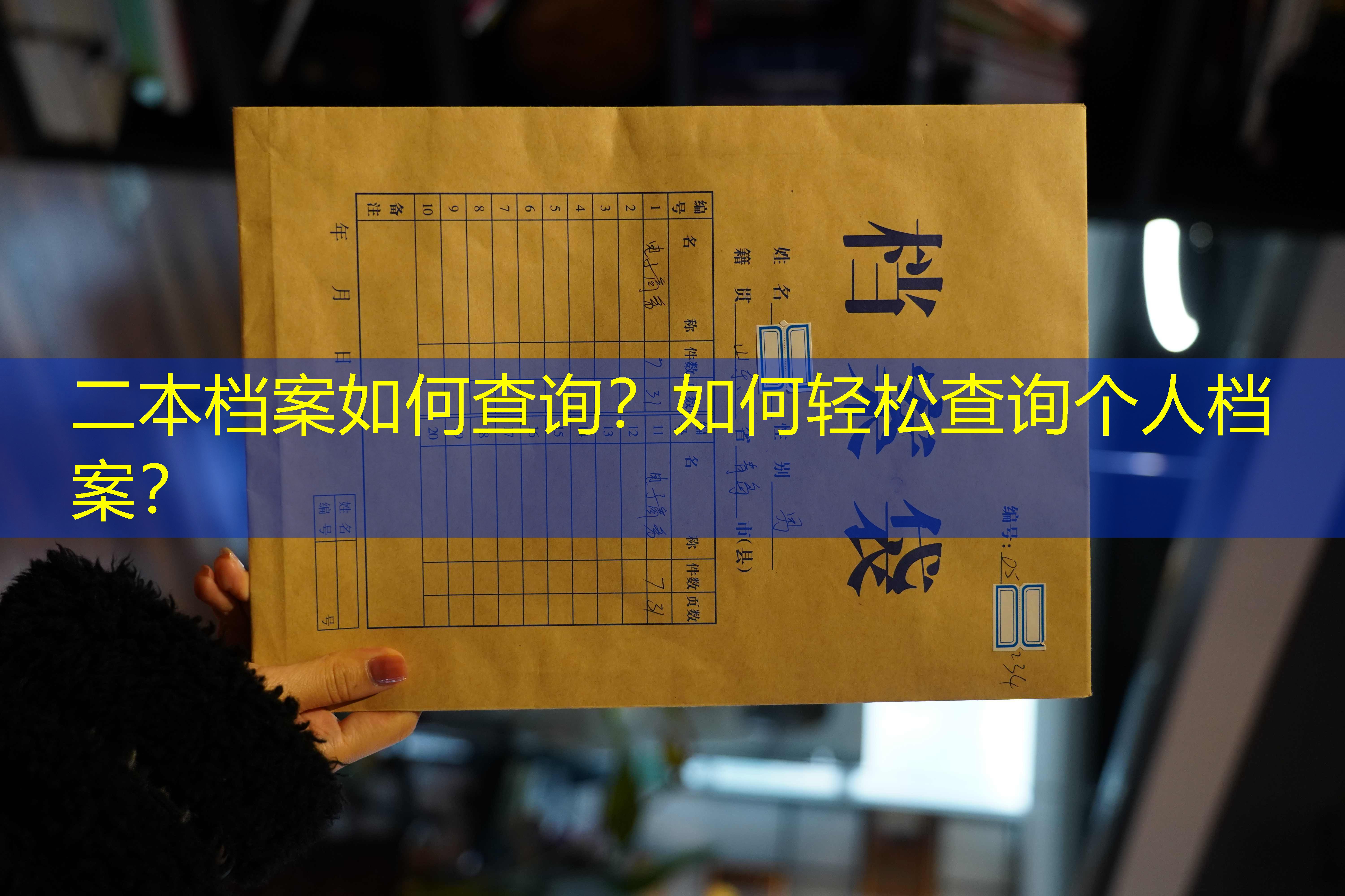 档案查询