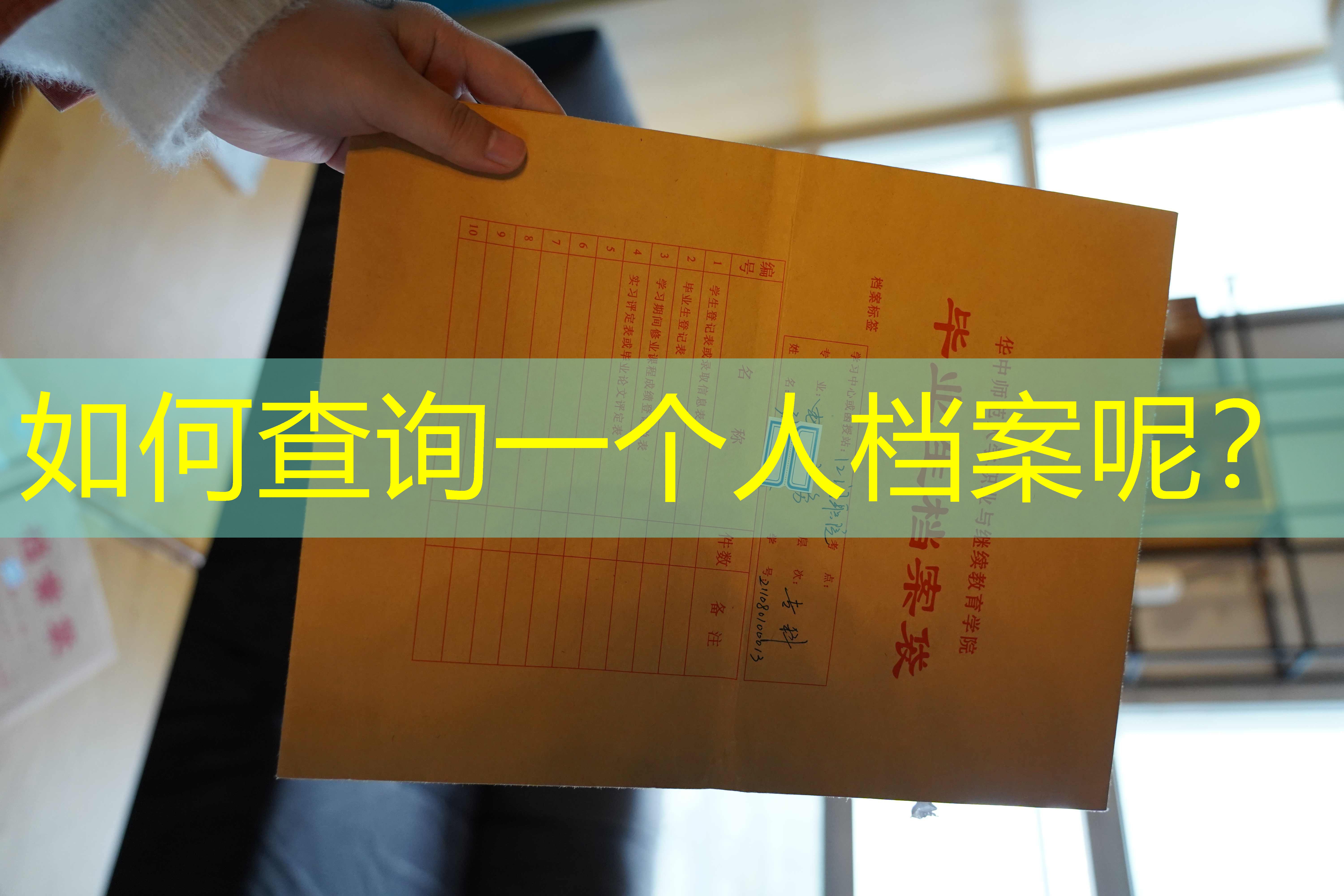 档案查询