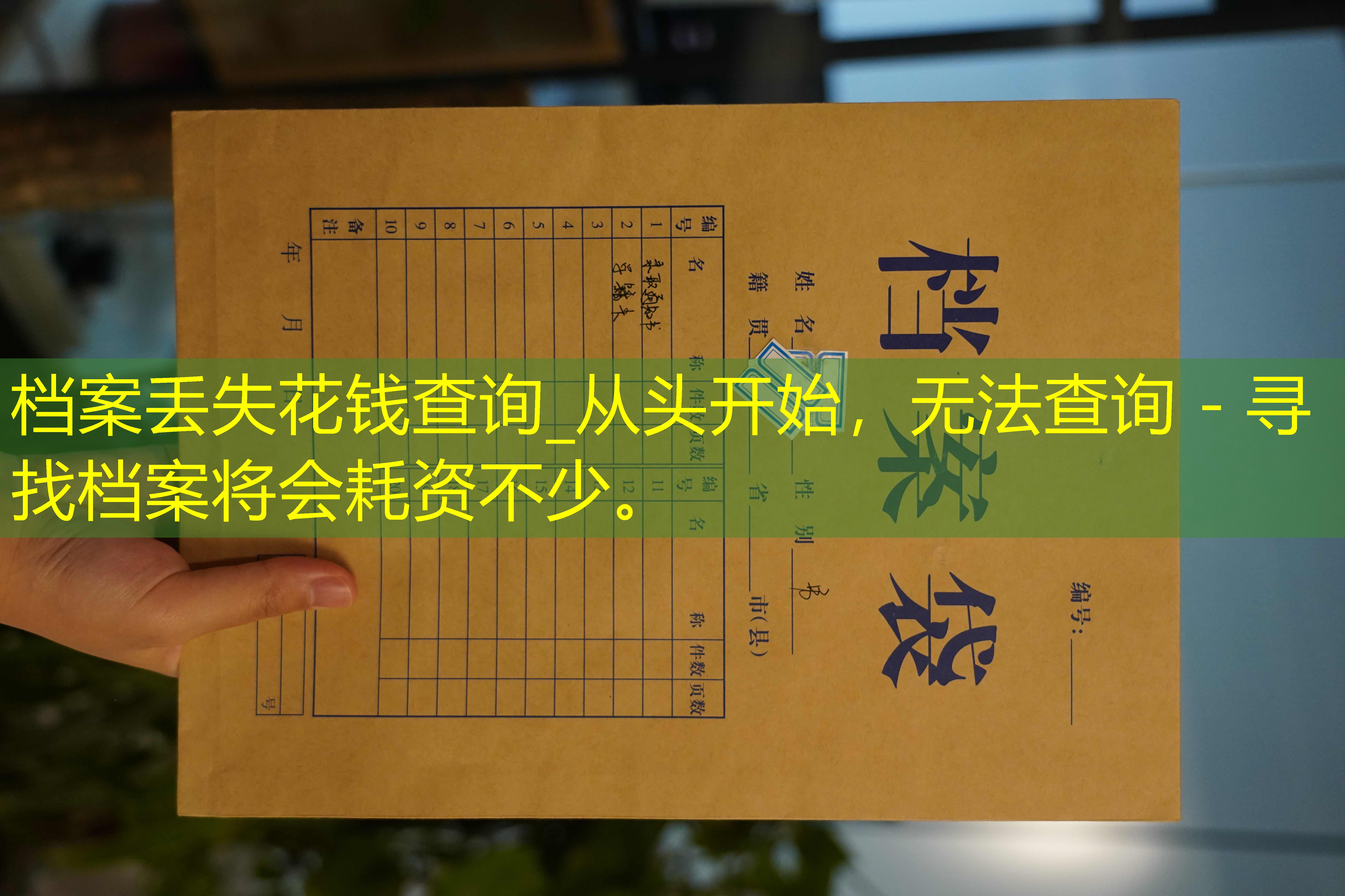 档案查询