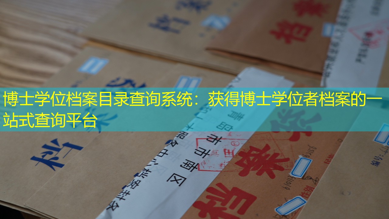 档案查询