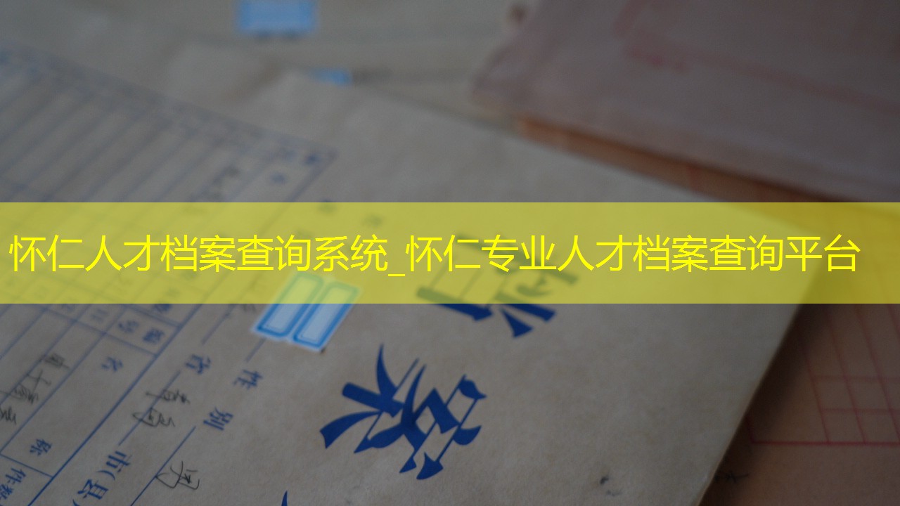 档案查询