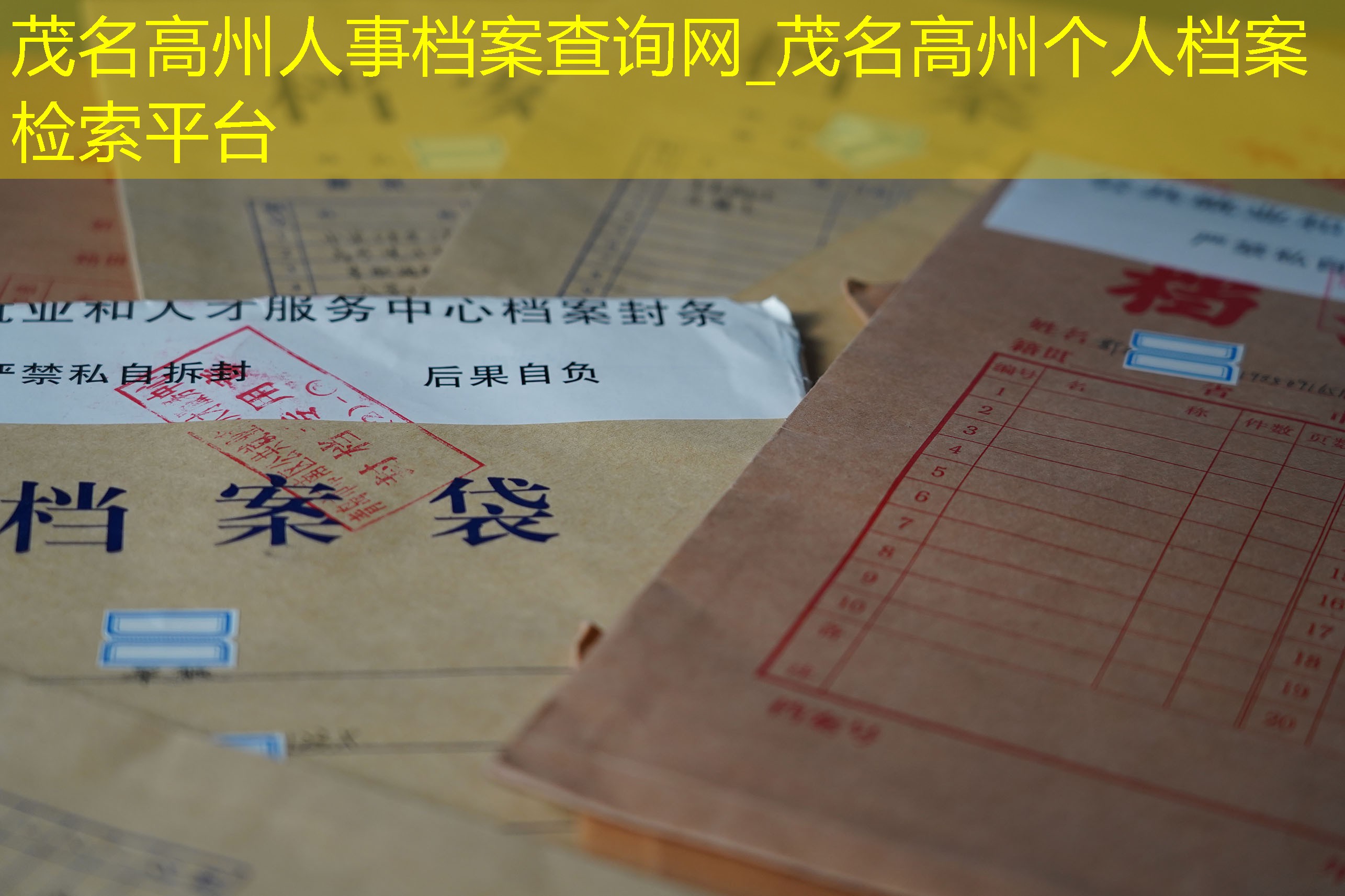 档案查询