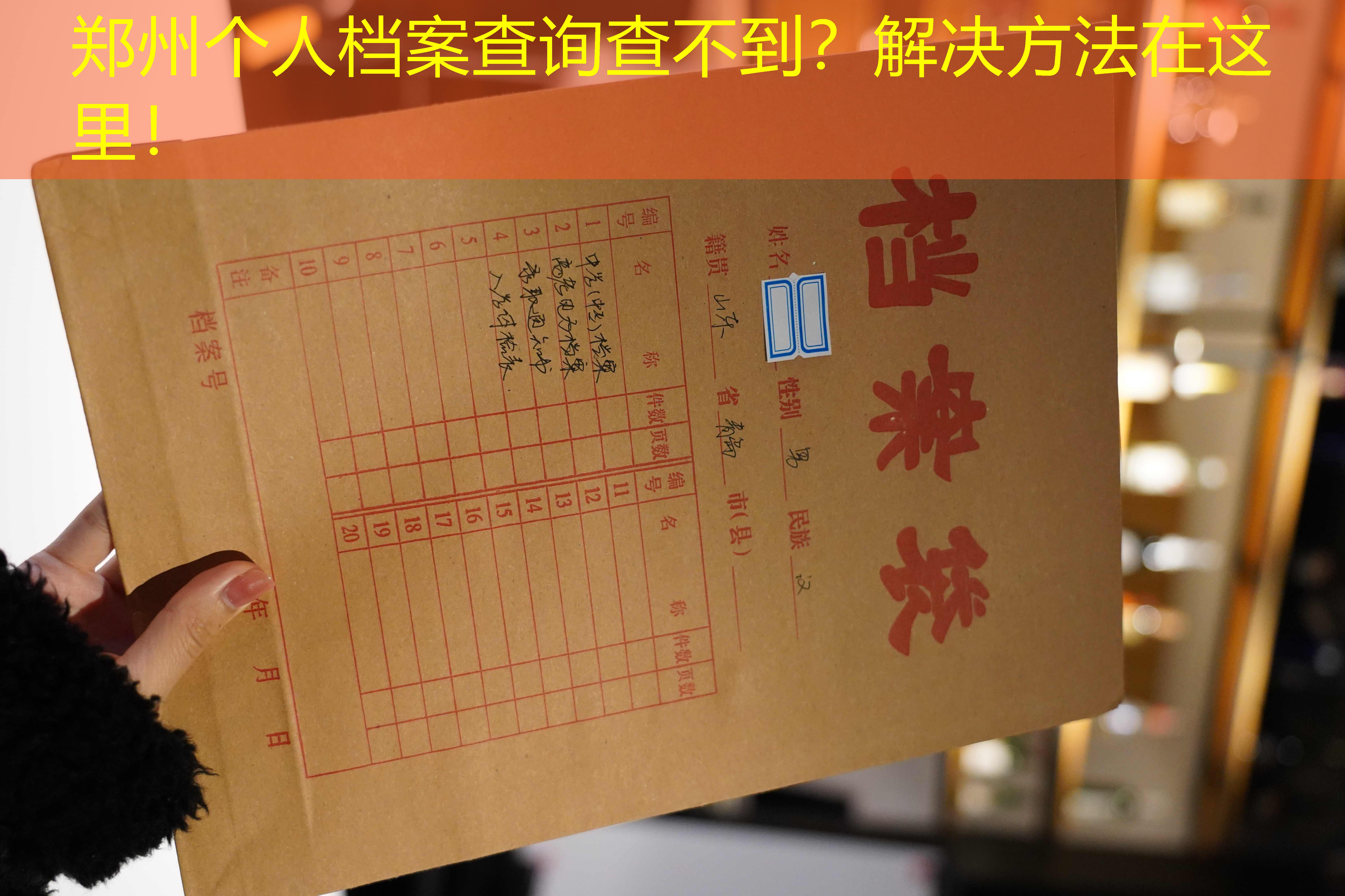 档案查询