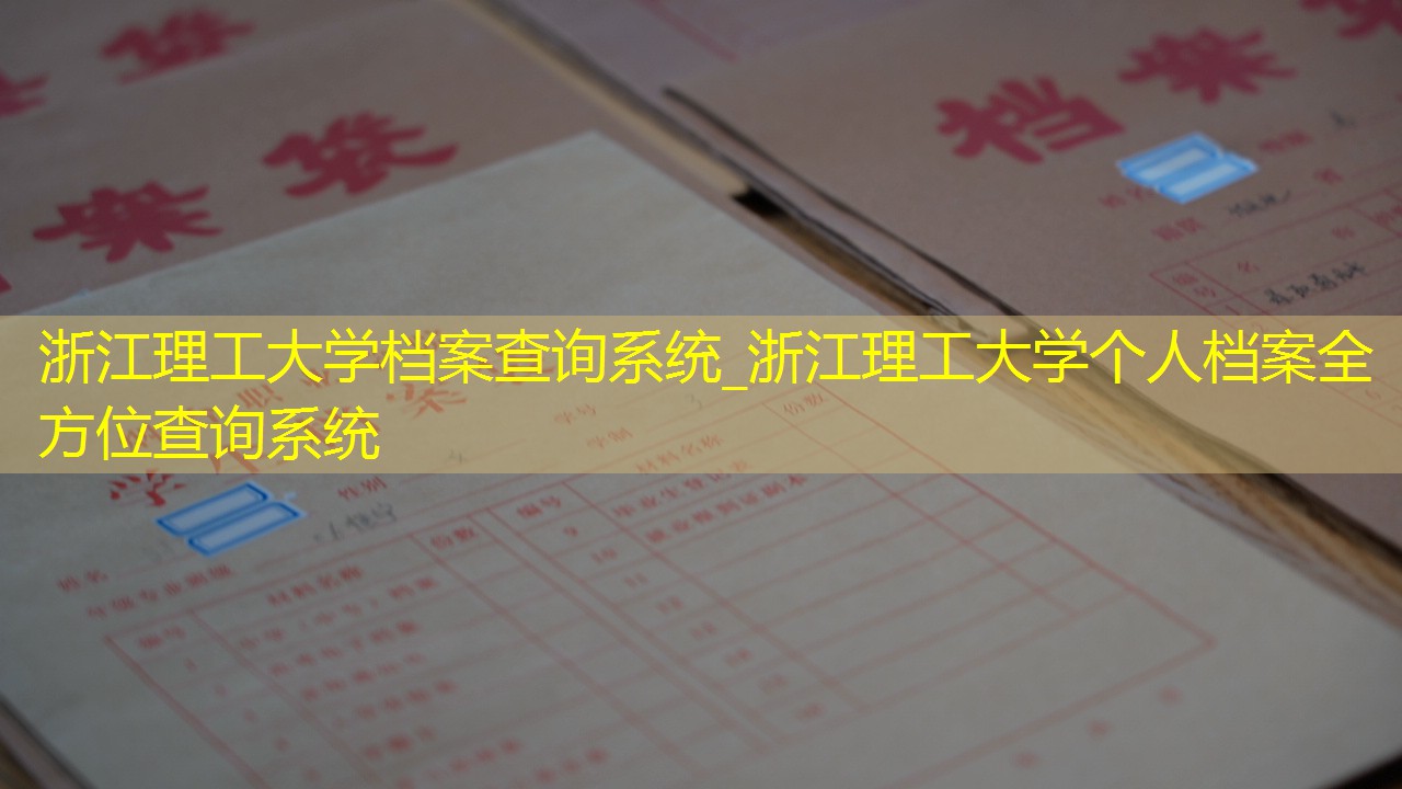 档案查询