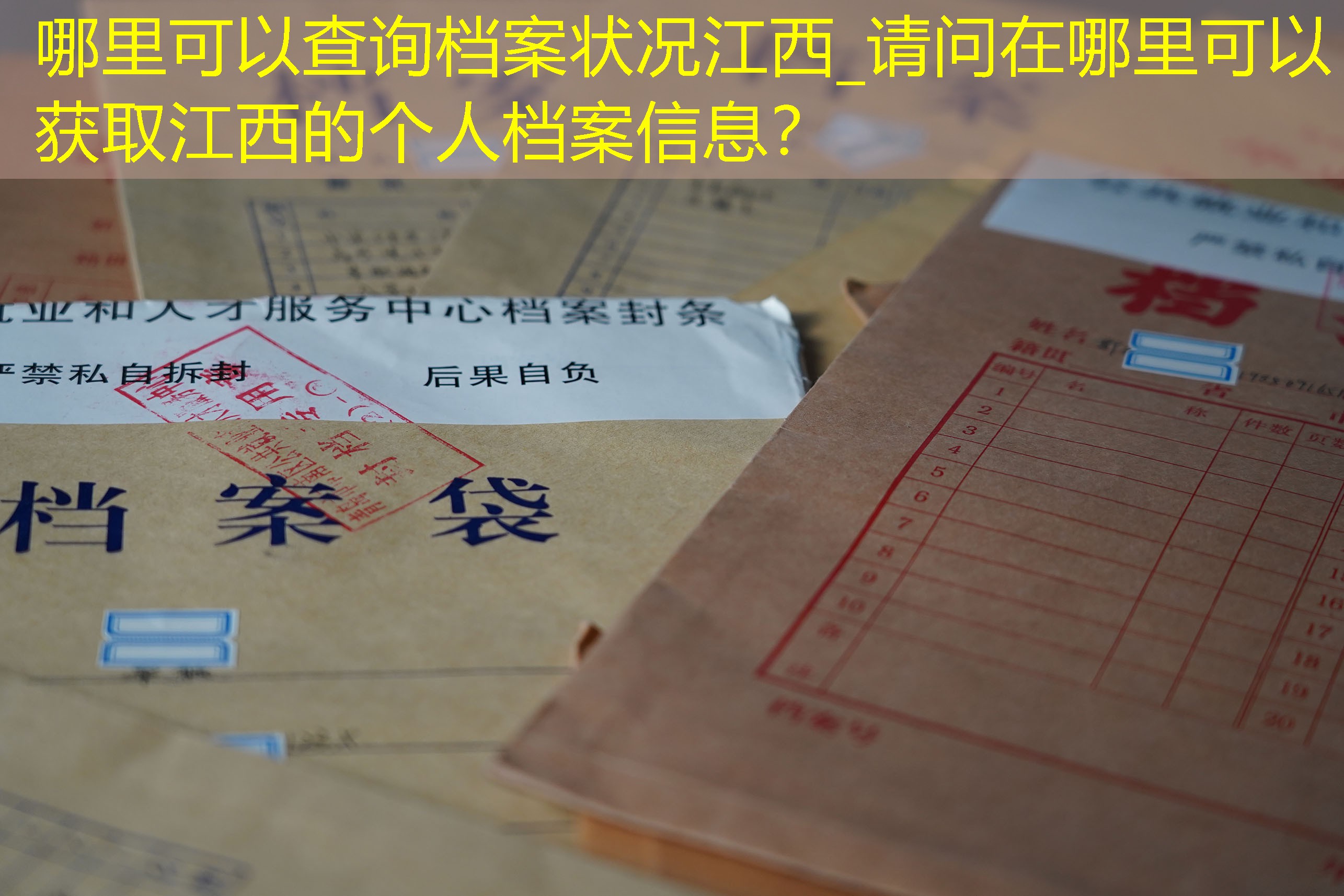 档案查询