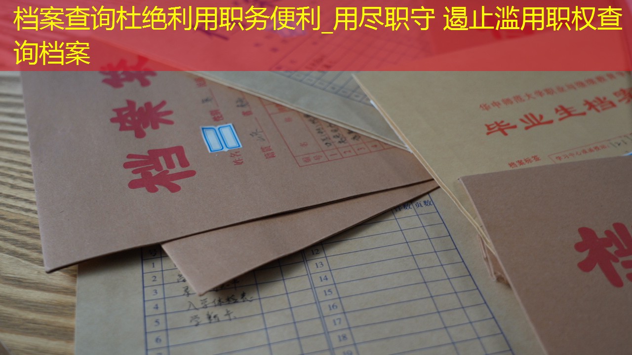档案查询