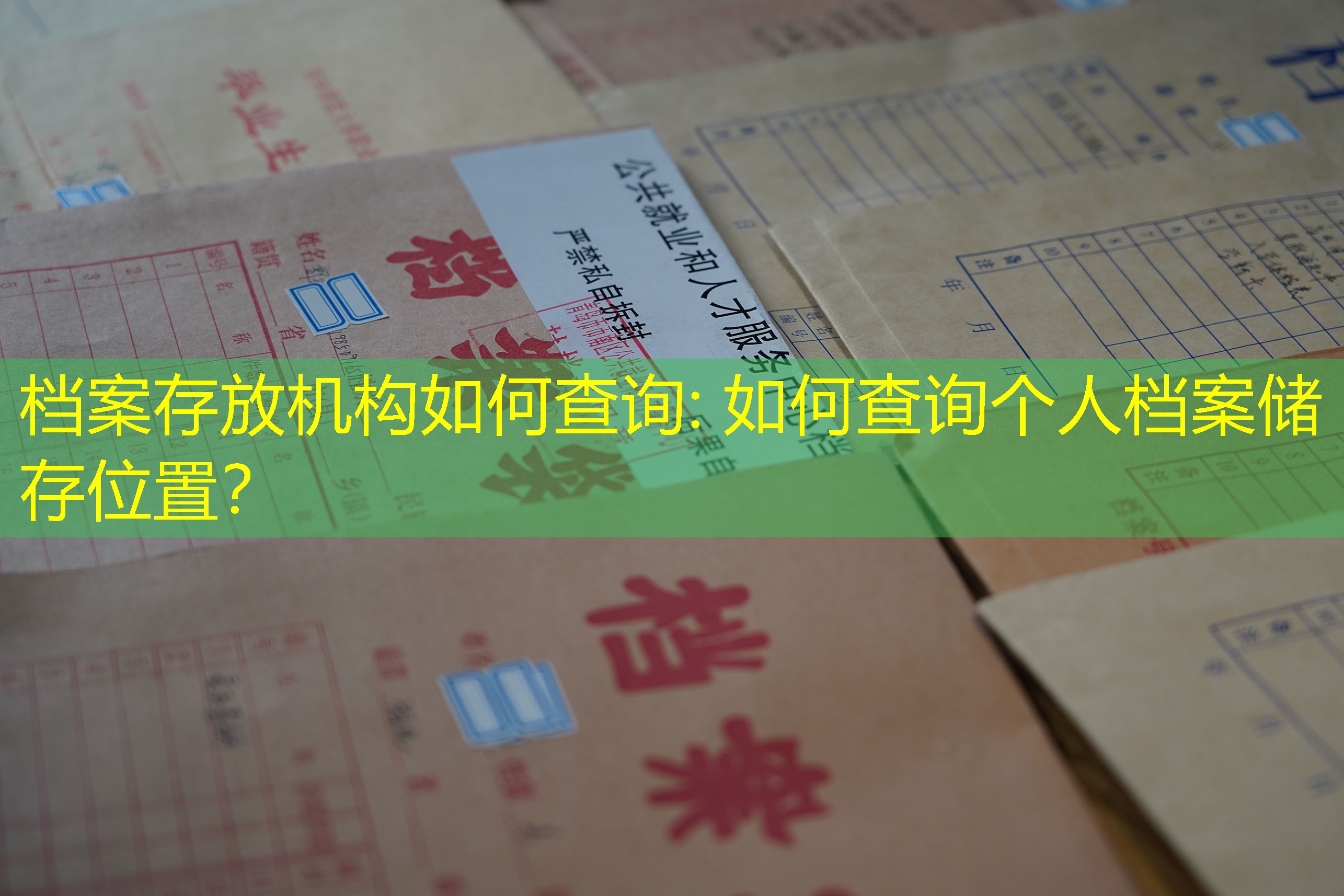 档案查询