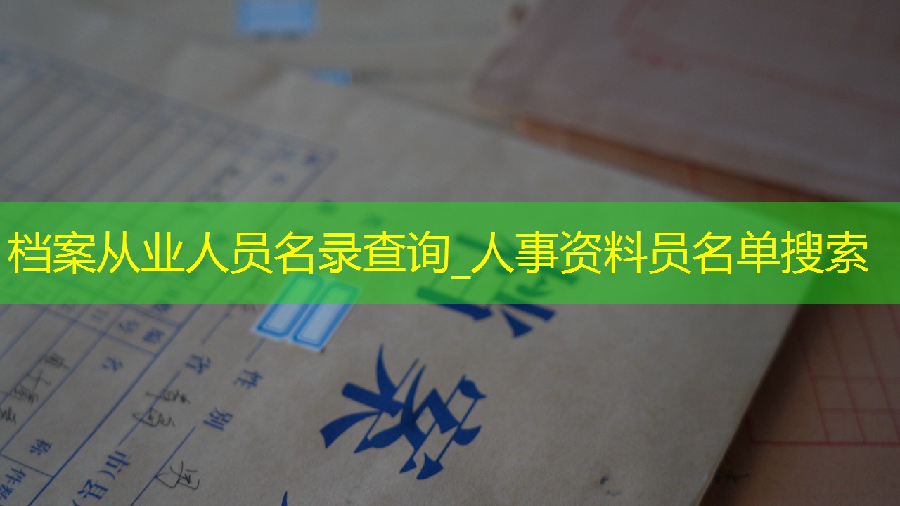 档案查询