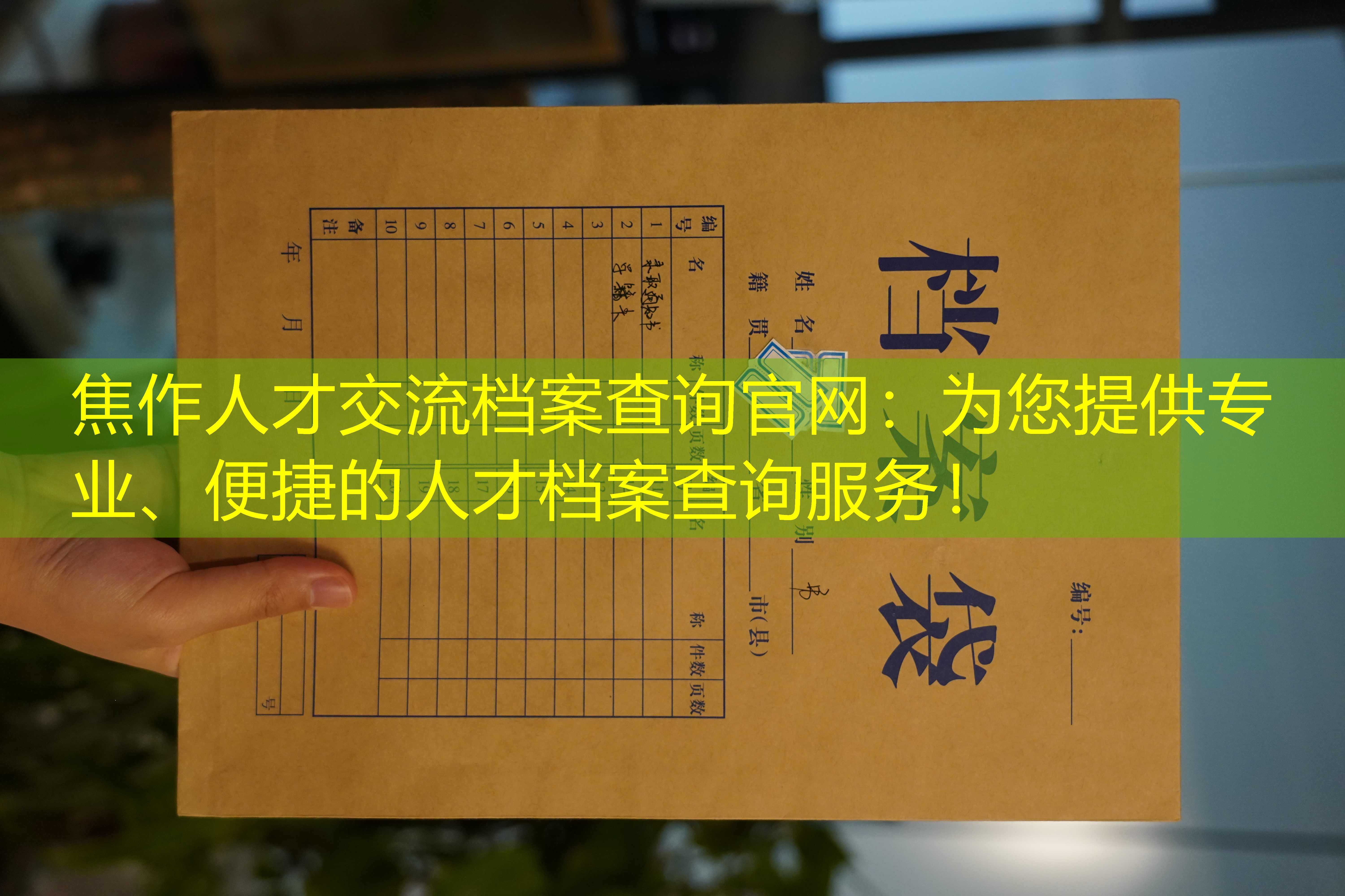 档案查询