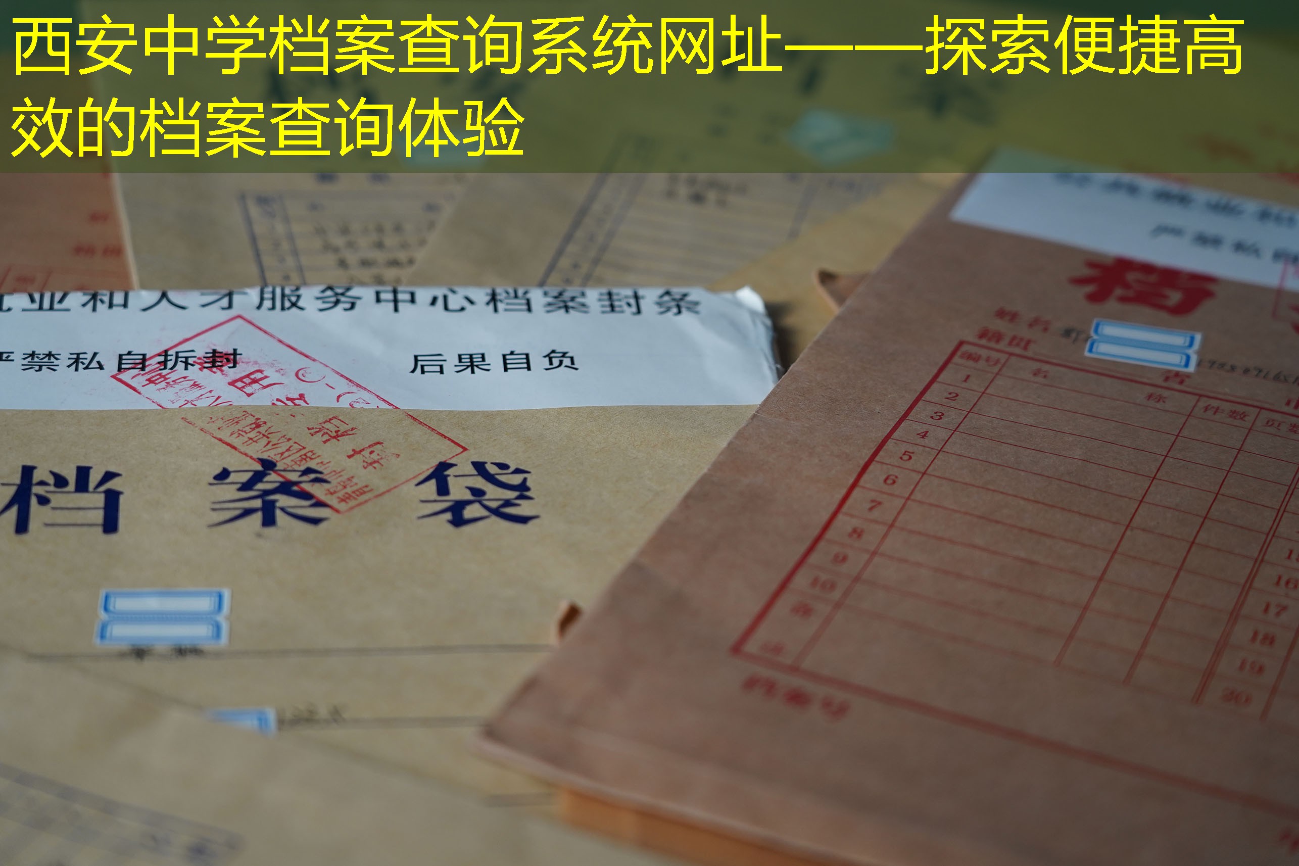 档案查询