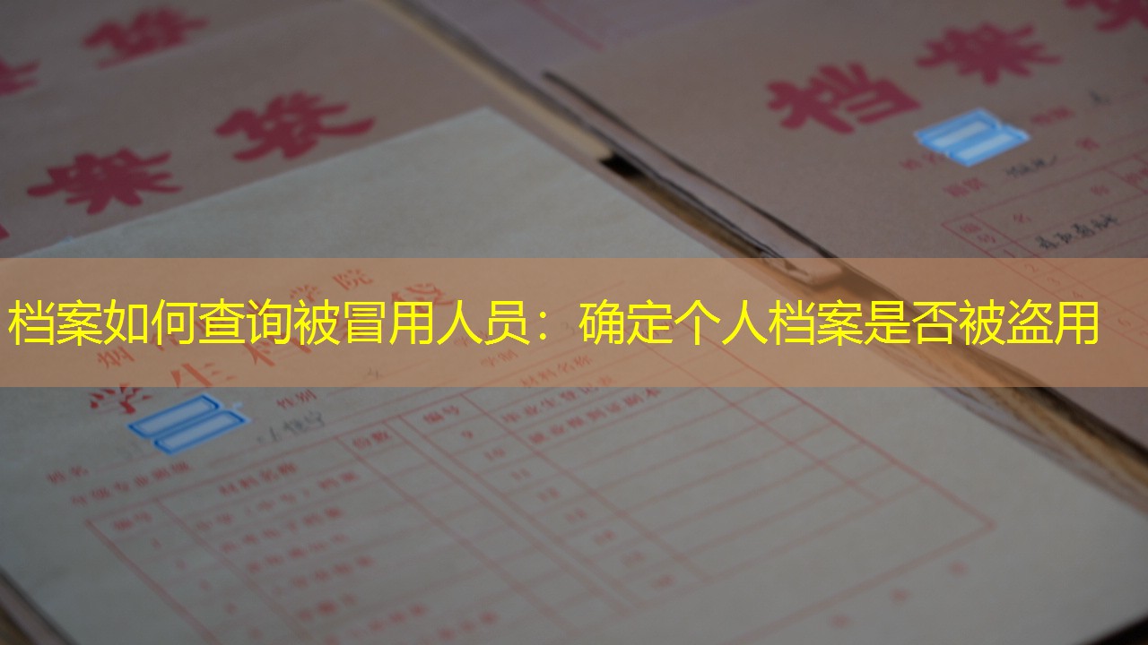 档案查询